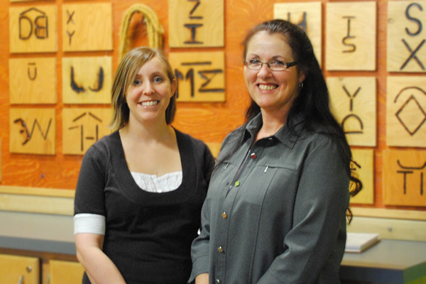 Alison England and Karen Wight, recipients of the 2009 Governor General's Award for Excellence in Teaching Canadian History